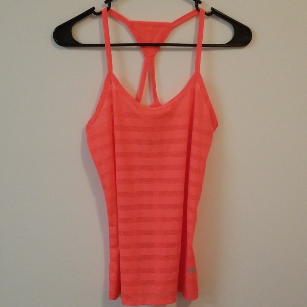 Neon orange tank tops